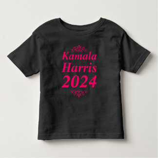 Kamala Harris 2024 Custom Text & Colours Ornaments Toddler T-Shirt