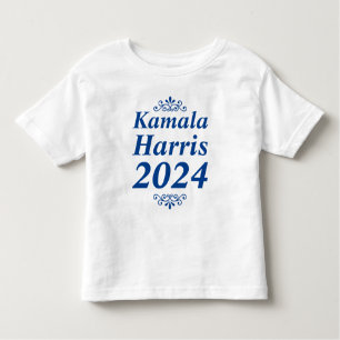 Kamala Harris 2024 Custom Text & Colours Ornaments Toddler T-Shirt