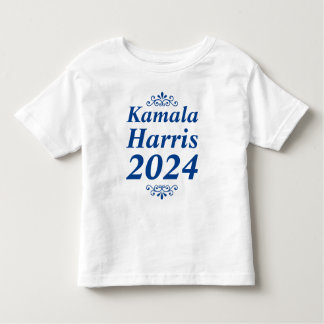 Kamala Harris 2024 Custom Text & Colours Ornaments Toddler T-Shirt