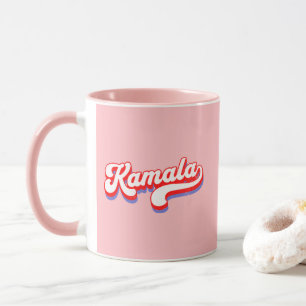 Kamala Harris 2024 Cute 2024 Election Hot Pink Mug