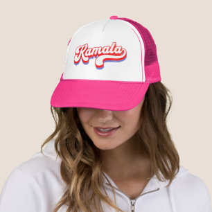 Kamala Harris 2024 Cute 2024 Election Hot Pink Trucker Hat