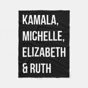 Kamala Harris 2024 Election Anti Trump Fleece Blanket