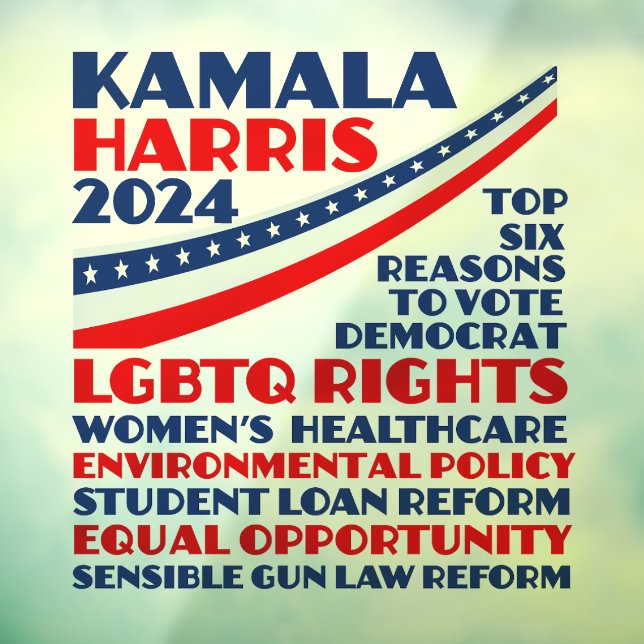 Kamala Harris 2024 Election Democrat Platform (Sheet 3)