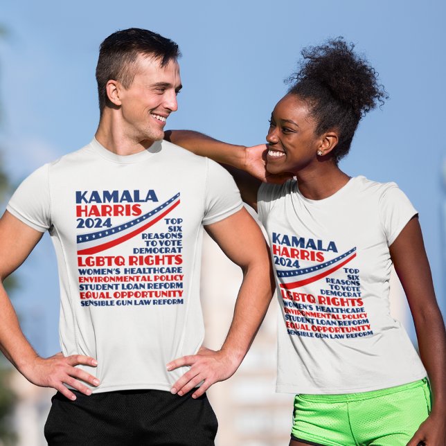 Kamala Harris 2024 Election Democrat Platform T-Shirt (Creator Uploaded)
