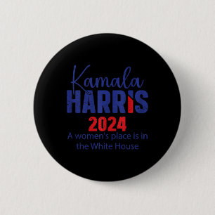 Kamala Harris 2024 Empowering The American Dream T 6 Cm Round Badge