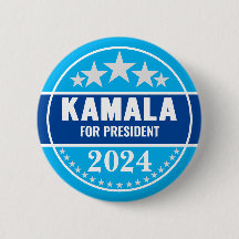 Kamala Harris 2024 for President Button