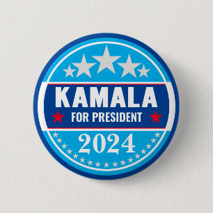 Kamala Harris 2024 for President Button