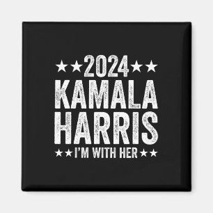 Kamala Harris 2024 For President Campaign I'm With Magnet