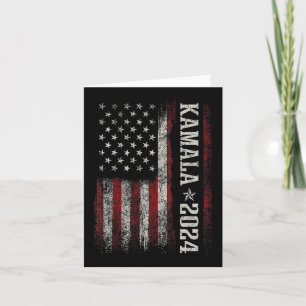 Kamala Harris 2024 For President Election Campaign Card