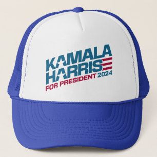 Kamala Harris 2024 For President Election Campaign Trucker Hat