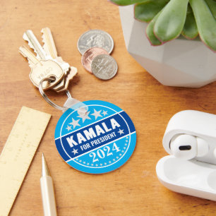Kamala Harris 2024 for President Key Ring