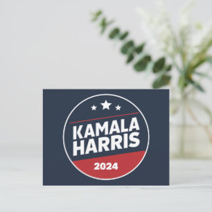 Kamala Harris 2024 For President Retro Election Postcard