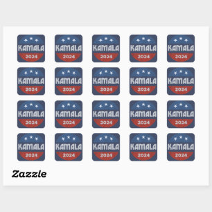 Kamala Harris 2024 For President Square Sticker