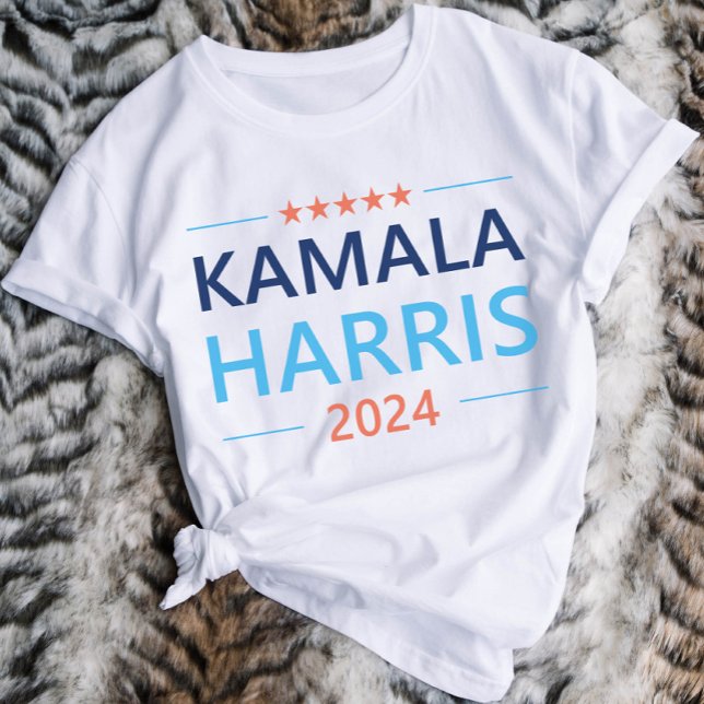 Kamala Harris 2024 for President T-Shirt (Kamala Harris 2024 white t-shirt)