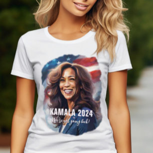 Kamala Harris 2024 Graphic Art Ladies T-Shirt