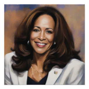 Kamala Harris 2024 Indian Woman Black Girl Magic Poster