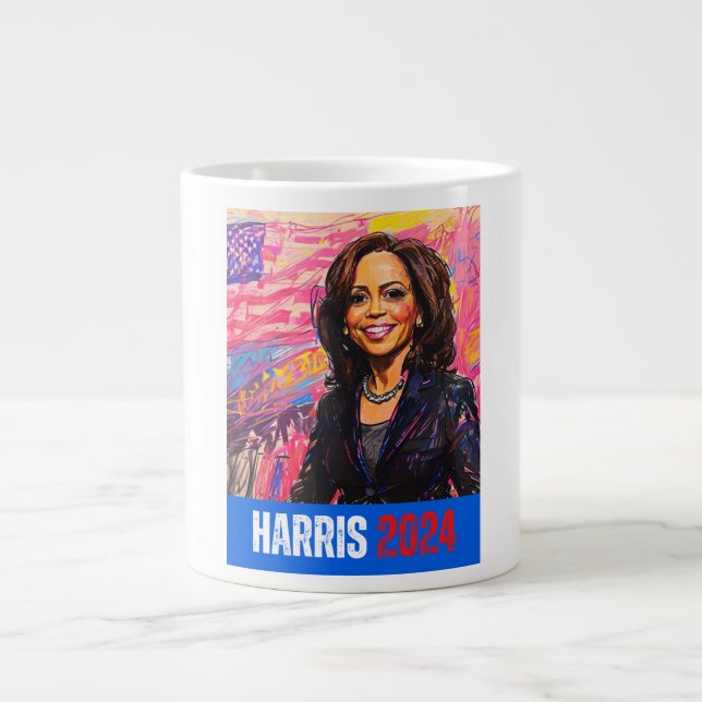 KAMALA HARRIS 2024 LARGE COFFEE MUG (Front)