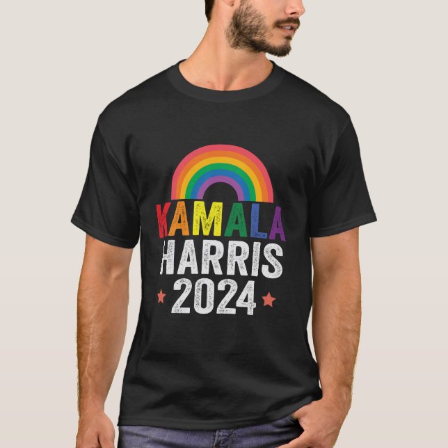 Kamala Harris 2024 Lgbtq Election President  T-Shirt (Front)