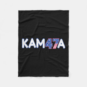 Kamala Harris 2024 Madam President Harris Vote Ele Fleece Blanket
