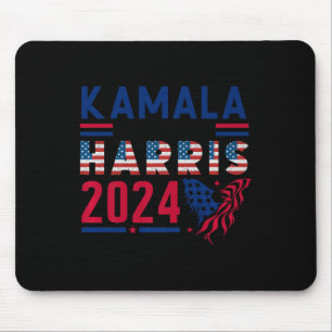 Kamala Harris 2024 Madam President Kamala 47 Usa E Mouse Pad
