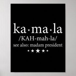 Kamala Harris 2024 Madam President Kamala 47 Usa E Poster