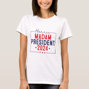 Kamala Harris 2024 "Madam President" T-Shirt