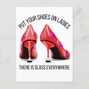 Kamala Harris 2024 my president is a black and fem Holiday Postcard