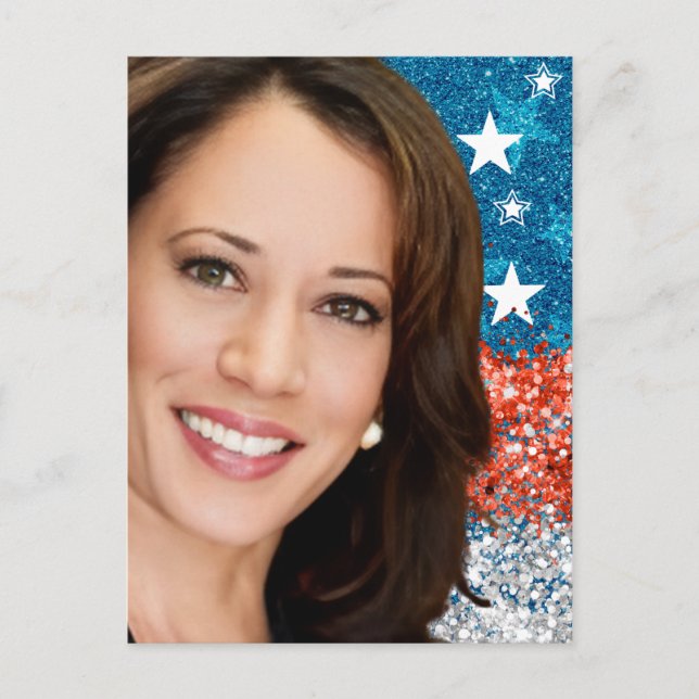 Kamala Harris 2024 my president is a black and fem Postcard (Front)