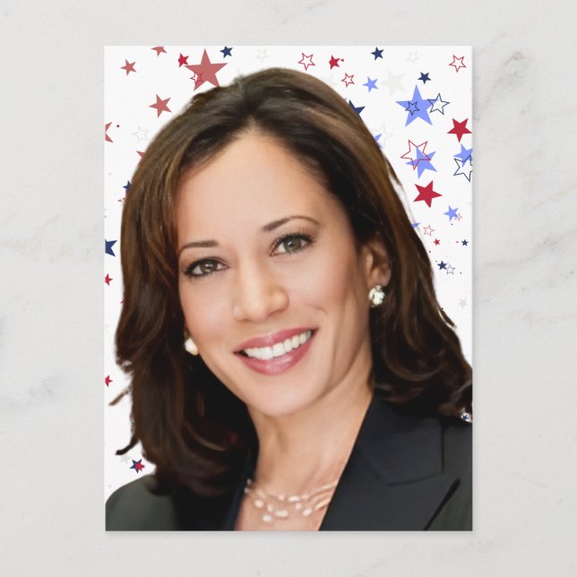 Kamala Harris 2024 my president is a black and fem Postcard (Front)