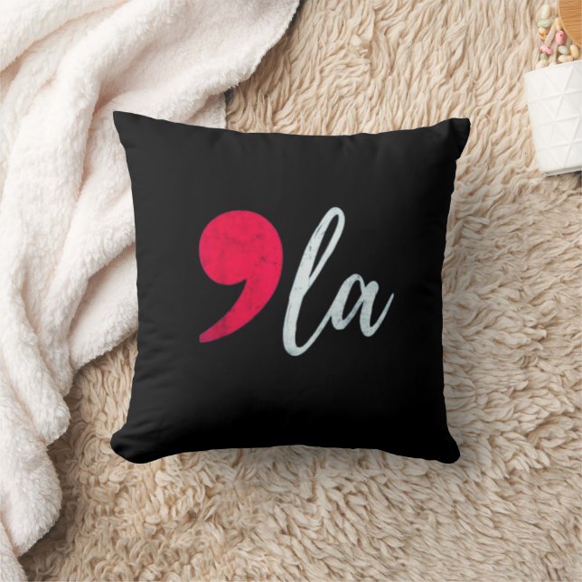 Kamala Harris 2024 President Comma La Funny Cushion (Blanket)