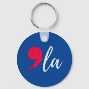 Kamala Harris 2024 President Comma La Funny Key Ring