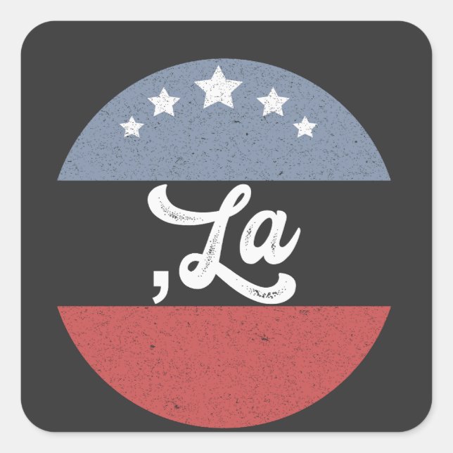 Kamala Harris 2024 President Comma La Funny Square Sticker (Front)