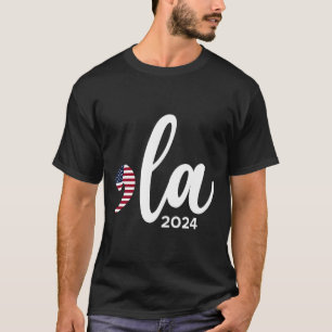 Kamala Harris 2024 President Comma La Funny  T-Shirt