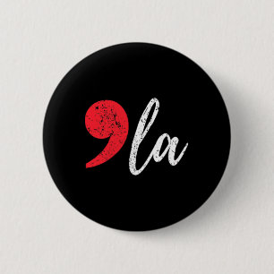 Kamala Harris 2024 President Comma La Women's Pock 6 Cm Round Badge