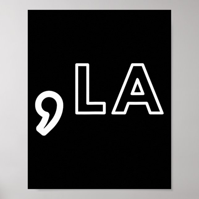 Kamala Harris 2024 President Comma  Poster (Front)