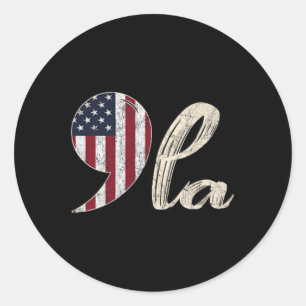 Kamala Harris 2024 President Election Classic Round Sticker