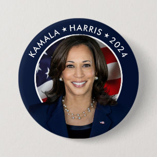 Kamala Harris 2024 Presidential Campaign 7.5 Cm Round Badge