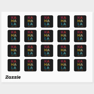 Kamala Harris 2024 Presidential Election Square Sticker