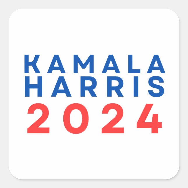 Kamala Harris 2024 Presidential Election Stickers (Front)