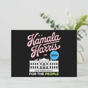 Kamala Harris 2024 Social Democrat Vote Blue Invitation