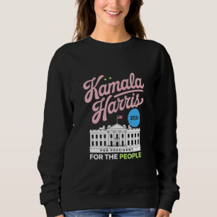 Kamala Harris 2024 Social Democrat Vote Blue Sweatshirt
