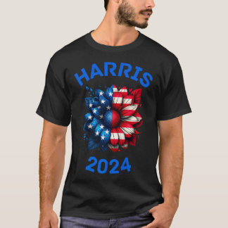 Kamala Harris 2024 Sunflower T-Shirt