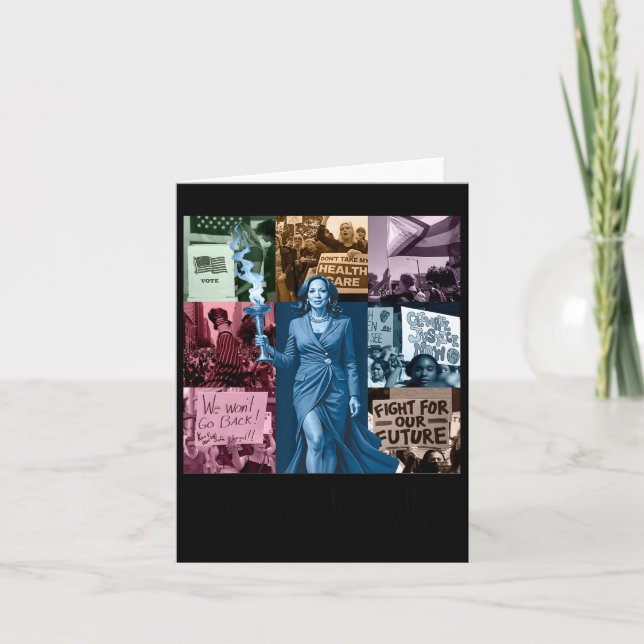 Kamala Harris 2024 Tour In My Voting Era Madam Pre Card (Front)