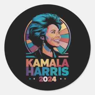Kamala Harris 2024 Vote President Kamala Election  Classic Round Sticker