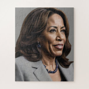 Kamala Harris 2024 VP to President Black Woman 24 Jigsaw Puzzle