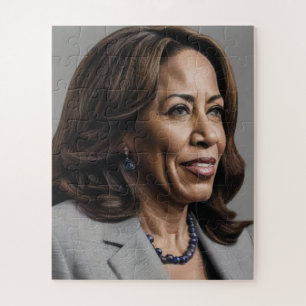 Kamala Harris 2024 VP to President Black Women Sis Jigsaw Puzzle