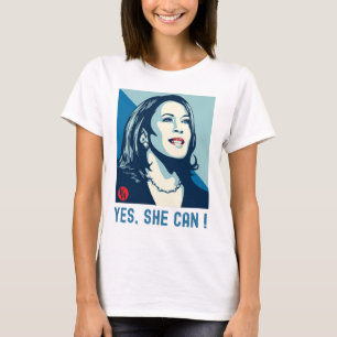 Kamala Harris 2024 Yes SHE CAN  T-Shirt
