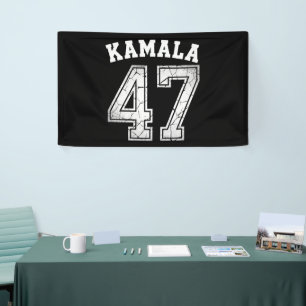Kamala Harris 47 For President For The People Banner