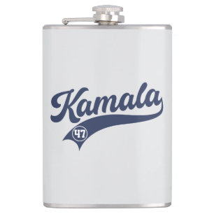 Kamala Harris 47 President Hip Flask