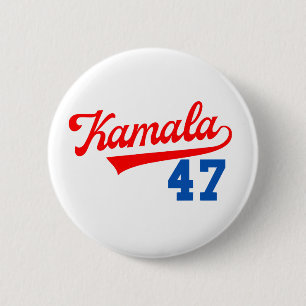 Kamala Harris 47 th - President 47 th 6 Cm Round Badge